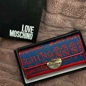 Authentic moschino wallet